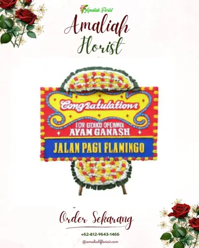 Bunga Papan Congratulation di Battang